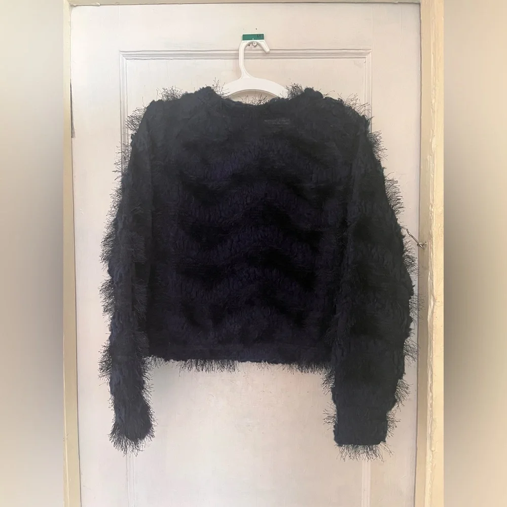 NWT Vero Moda Fuzzy Sweater Navy XS